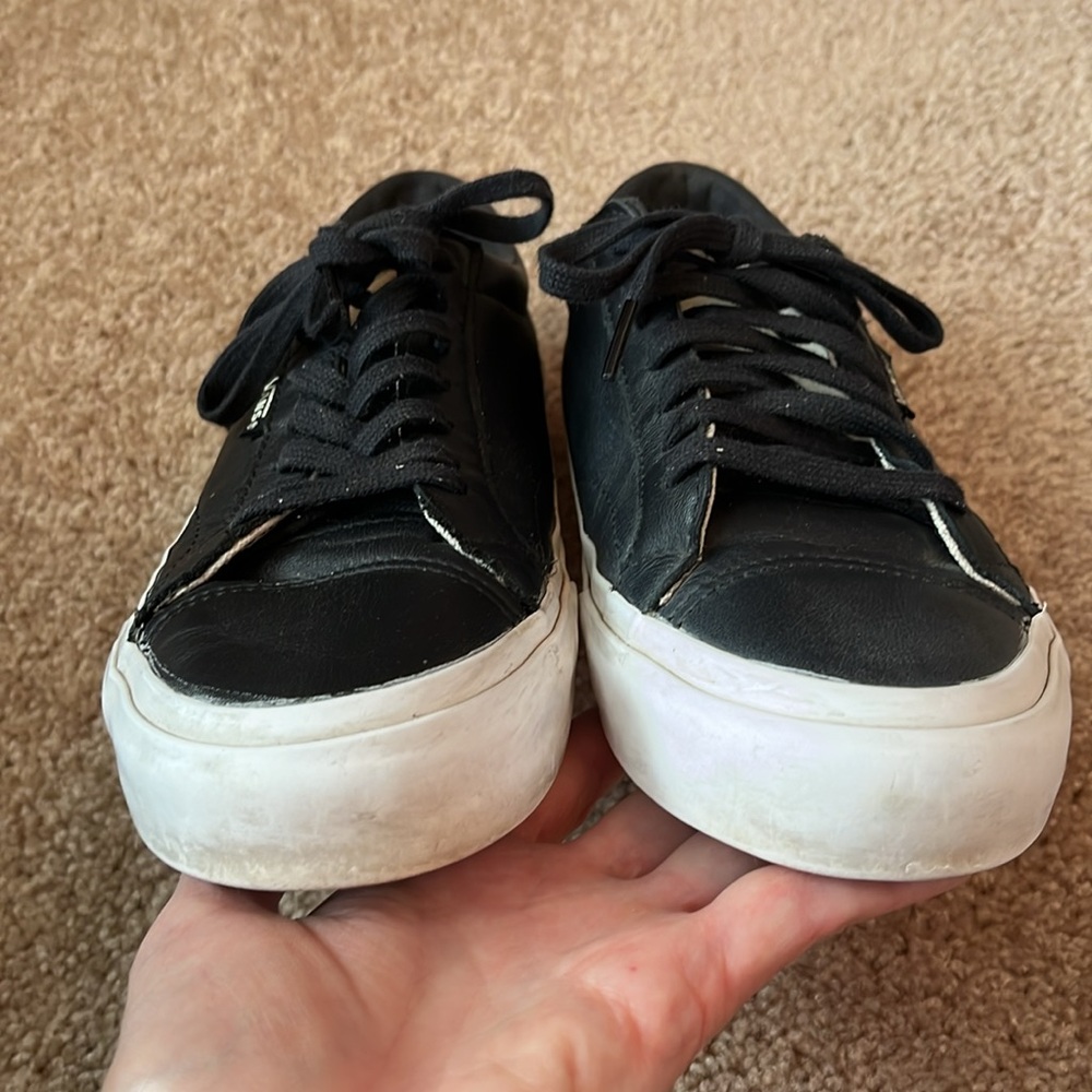 Vans Ultra Cush Leather Sneakers - Picture 3 of 6